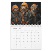 Thug Cat Kalender, Gangster Cat Kalender, Kat Kalender (Feb 2027)