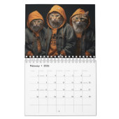 Thug Cat Kalender, Gangster Cat Kalender, Kat Kalender (Feb 2026)