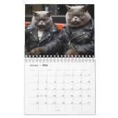 Thug Cat Kalender, Gangster Cat Kalender, Kat Kalender (Jan 2026)