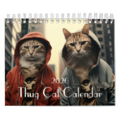 Thug Cat Kalender, Gangster Cat Kalender, Kat Kalender (Hoes)