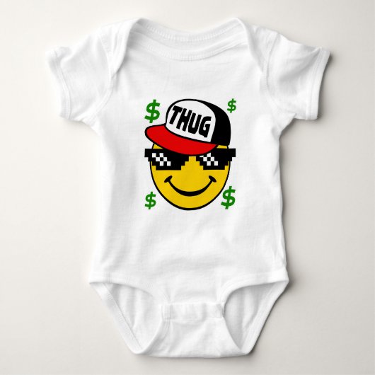 Thug Emoticon Romper (Voorkant)