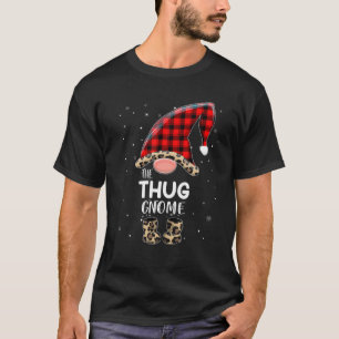 Thug Gnome Family Matching met Kerstmis Funny Paja T-shirt