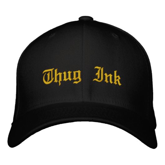 Thug Ink Logo Geborduurde Pet (Voorkant)
