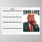 Thug Life 2025 kalender Poster (Voorkant)