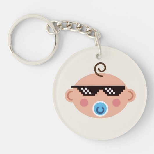 thug life baby keychain (Voorkant)
