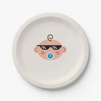 Thug life baby plates papieren bordje