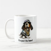 Thug Life Basset Hound Koffiemok (Links)