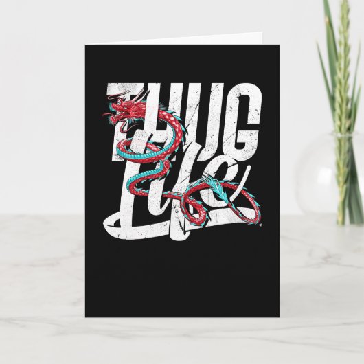 Thug Life Dragon Kaart (Voorkant)