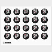 Thug Life Dragon Ronde Sticker (Vel)