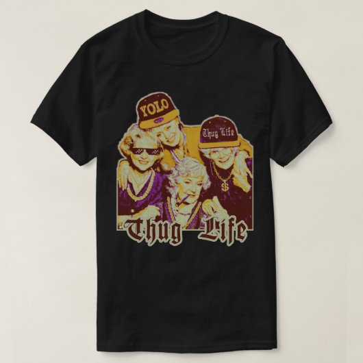 Thug Life Fan Art T-shirt (Design voorkant)