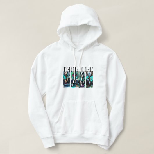 Thug Life Halloween schattig Hoodie (Design voorkant)