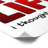 Thug Life Hug Life Funny Poster (Hoek)