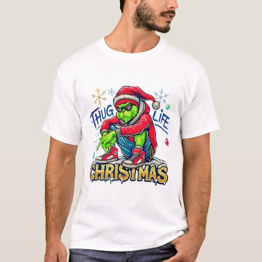 Thug life kerst T-shirts (Voorkant)