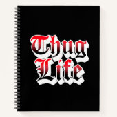 Thug Life Notebook Notitieboek (Voorkant)