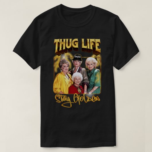 Thug Life Original jaren '90 esthetisch T-shirt (Design voorkant)