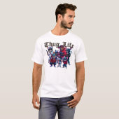Thug Life Pets T-shirt (Voorkant volledig)