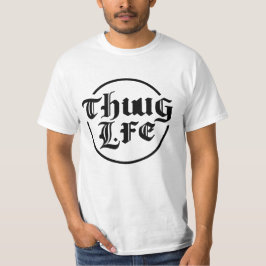 Thug Life Vet Gotische Letters T-shirt