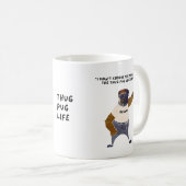 Thug Pug Life "Bruno" Mok (Voorkant rechts)