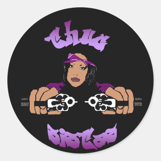 Thug Sistas Sticker (Voorkant)