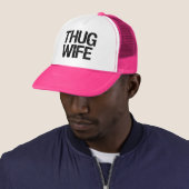 Thug Wife grappig Trucker Pet (In situ)