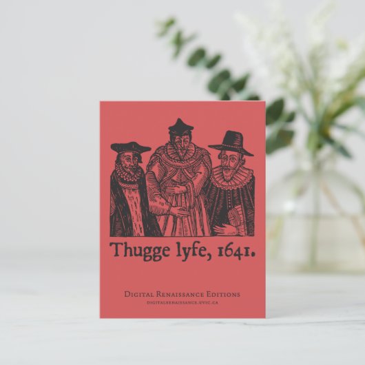 Thugge Lyfe Briefkaart (Staand voorkant)