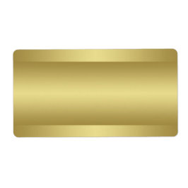 Thuis afdrukken Gold Tone Adreslabel Etiket