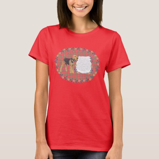 Thuis Airedale - Welsh - Lakeland T-shirt (Voorkant)