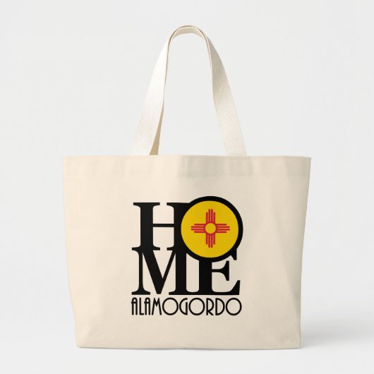 THUIS Alamogordo Grote Tote Bag (Voorkant)