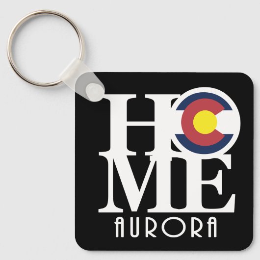 THUIS Aurora Colorado Sleutelhanger (Voorkant)