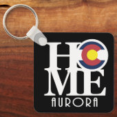 THUIS Aurora Colorado Sleutelhanger (Voorkant)