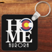THUIS Aurora Colorado Sleutelhanger (Achterkant)