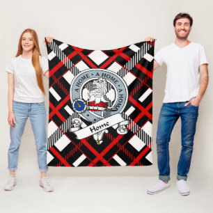 Thuis Badge Tartan Schotlandse ruit Fleece Deken