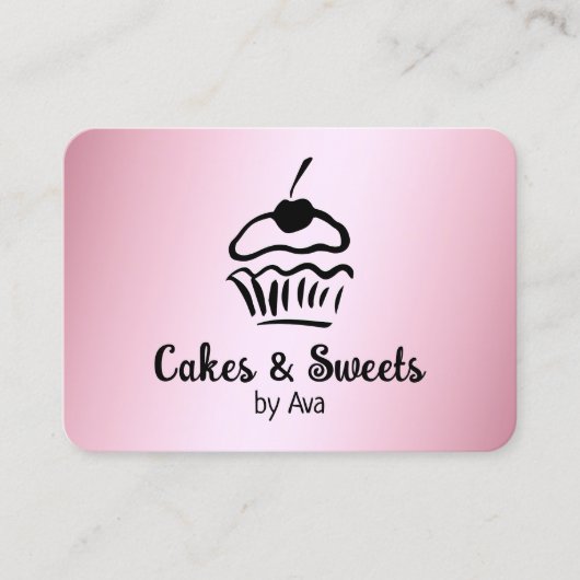 🍒Thuis Bakkerij Cakes Visitekaartje (Voorkant)