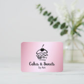 🍒Thuis Bakkerij Cakes Visitekaartje (Staand voorkant)