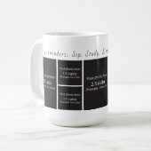 Thuis bellen Foto Collage Koffie 475 ml Mok (Voorkant links)