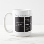Thuis bellen Foto Collage Koffie 475 ml Mok (Links)