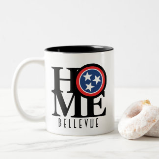 THUIS Bellevue Tennessee 11oz Tweekleurige Koffiemok