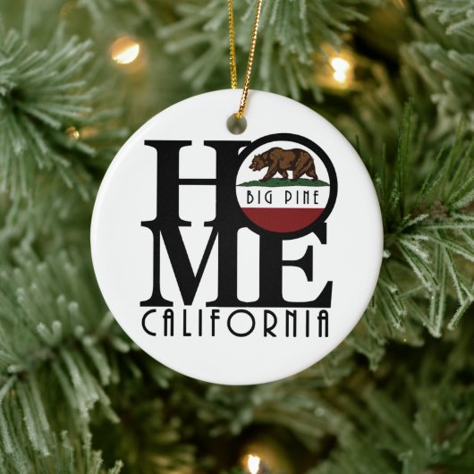 THUIS Big Pine Californië Keramisch Ornament (Boom)