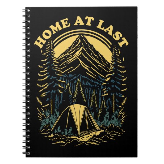 Thuis bij Last - Camping Notitieboek (Voorkant)