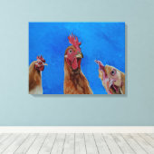 Thuis bij Roost. Canvas afdruk. Afdruk (Insitu (Houten vloer))