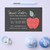 Thuis Bijles Docent Apple Schoolbord Flyer (Enkel)