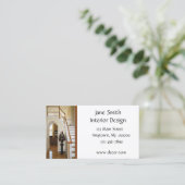 Thuis binnenland Visitekaartje (Staand voorkant)