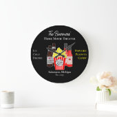 Thuis Bioscoop Theater Bier Frisdrank Wandklok (Huis)