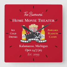 Thuis Bioscoop Theater Popcorn Klapbord Film
