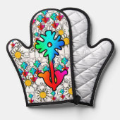 Thuis Bloemen Zonneschijn Ovenwant (Voorkant / Achterkant)