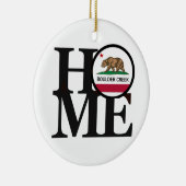 THUIS Boulder Creek CA Keramisch Ornament (Rechts)