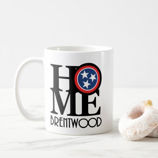 THUIS Brentwood TN 11oz Koffiemok (Met donut)