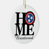 THUIS Brentwood TN Keramisch Ornament (Rechts)