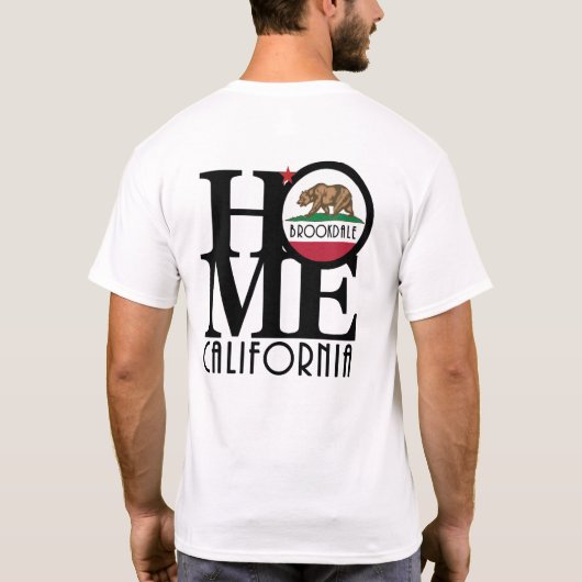 THUIS Brookdale California (back print) T-shirt (Achterkant)