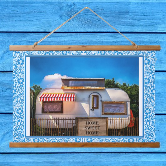 Thuis  Camper Trailer Wanddecor Thuis Sweet Hangend Wandkleed